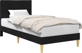 vidaXL Σκελετός Κρεβατιού Μαύρο 80 x 200 cm Ύφασμα