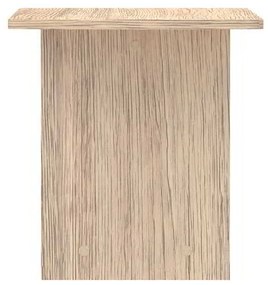 Τραπέζι Kumba pakoworld σε oak απόχρωση 80x40x42εκ