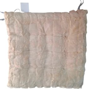Μαξιλάρι καρέκλας γούνινο - 35x35cm - 571527 - Beige