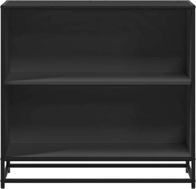 vidaXL Βιβλιοθήκη Μαύρη 80,5x35x76 εκ. από Επεξεργασμένο Ξύλο