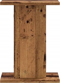 vidaXL Βάσεις Ηχείων 2 τεμ. Όψη Παλαιού Ξύλου 30x30x40 εκ. Επεξ. Ξύλο