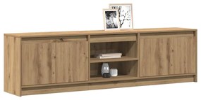 vidaXL Ντουλάπι TV Καφέ 182 x 34 x 50 εκ. Επεξεργασμένο ξύλο