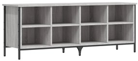 vidaXL Παπουτσοθήκη Γκρι Sonoma 131 x 35 x 50 εκ. από Επεξεργ. Ξύλο