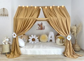 Κουρτίνες κρεβατιού- Canopy Bed Daisies