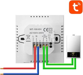 Avatto Έξυπνος Θερμοστάτης Λέβητα ZWT100 3A Zigbee Tuya (Μαύρο)