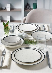 Dinner Set (24 Pieces) GBSATN24KY458SYH Black
White