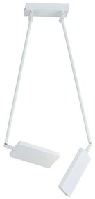 Φωτιστικό Οροφής Book LED-BOOK-PL-BCO 2x17W Led 15-200x85cm White Luce Ambiente Design Aluminium