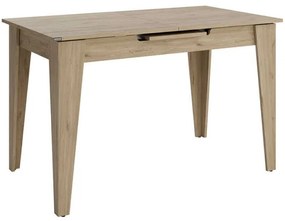 Τραπέζι Trendline Megapap επεκτεινόμενο χρώμα oak 120/150x70x75εκ.