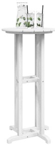 vidaXL Τραπέζι Μπαρ Λευκό 55x55x107 εκ.