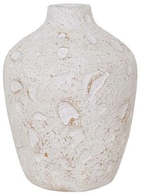 Βάζο Thassos 031614 30x30x40cm White-Gold Μαγνήσιο
