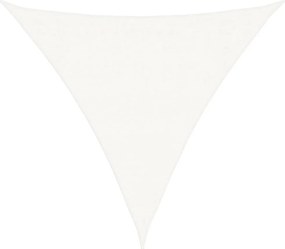 vidaXL Πανί Σκίασης Τριγωνικό Λευκό 3,6 x 3,6 x 3,6 μ. από HDPE