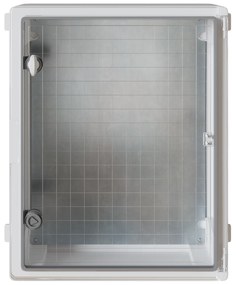 vidaXL Κονσόλα Ελέγχου IP65 Αδιάβροχη Γκρι 40x17,5x50 εκ. από Πλαστικό ABS