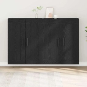 vidaXL Ντουλάπα τοίχου Επιτοίχιο 2 pcs Παλαιό ξύλο 160 x 34 x 90 εκ
