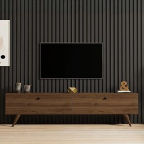 Έπιπλο τηλεόρασης Jate καρυδί 160x25x40 εκ. 160x25x45 εκ.