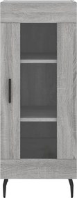 vidaXL Ντουλάπι Γκρι Sonoma 34,5x34x90 εκ. από Επεξεργασμένο Ξύλο
