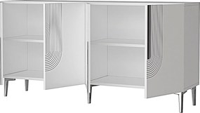 Console Meyra 150 - White, Silver White
Silver