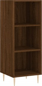 vidaXL Ντουλάπι Καφέ Δρυς 34,5x32,5x90 εκ. Επεξεργασμένο Ξύλο