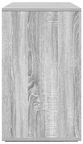 vidaXL Πλαϊνό γραφείο Γκρι sonoma 135 x 41 x 69 cm Επεξεργασμένο ξύλο
