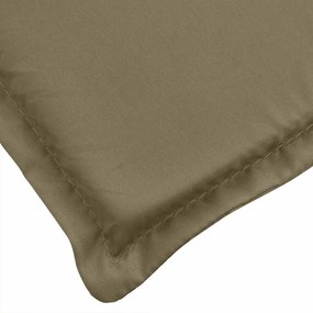 vidaXL Μαξιλάρι Ξαπλώστρας Taupe 186x58x4 εκ. Ύφασμα