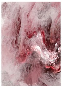 Πίνακας Σε Καμβά Breken 1 021077 60x90cm Red-Pink Vertical Ξύλο, Καμβάς