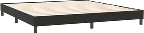 vidaXL Κρεβάτι Boxspring χωρίς Στρώμα Μαύρο 200x210 εκ. Βελούδινο