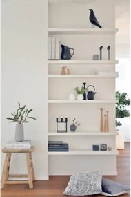 Stewehome Σετ 6 τεμαχίων επιτοίχιων ραφιών Λευκό 60x15x15 cm