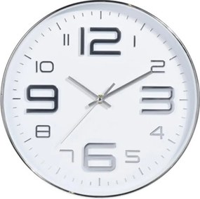 Ρολόι τοίχου λευκό Ø30.5εκ.