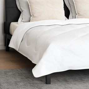 vidaXL Πάπλωμα Άλλο με μαξιλάρι 3 pcs Λευκό 240 x 220 cm Μικροΐνες