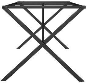 vidaXL Πόδια Τραπεζαρίας σε Σχήμα «X» 180x80x73 εκ. Ατσάλι