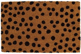 Πατάκι Εισόδου Dots 100032 28x1,5x78cm Brown-Black 28X78