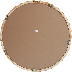 Καθρέπτης Specio pakoworld ξύλο σε φυσική απόχρωση Φ60x4.5εκ