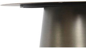 Βοηθητικό Τραπέζι DKD Home Decor Χρυσό Σκούρο γκρίζο Μέταλλο 60 x 60 x 37 cm