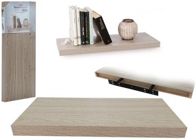 Ράφι Τοίχου Φυσικό Μελαμίνη 60x23.5x3.8cm-06510356