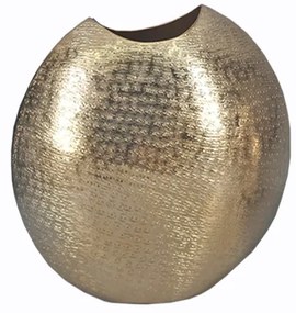 Βάζο Μεταλλικό Χρυσό Art Et Lumiere 35x12x34εκ. 12004