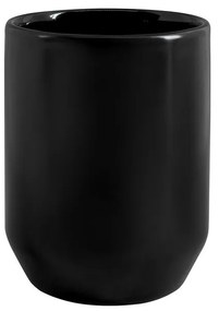 Ποτήρι Μπάνιου Κεραμικό Jaro Black/Black 7,8x10,1 - Spirella