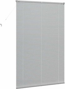 vidaXL Βενετσιάνικες Ρόδες Ασημί 175 x 120 εκ Αλουμίνιο