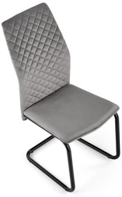 K444 chair color: grey DIOMMI V-CH-K/444-KR-POPIELATY