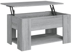 vidaXL Τραπεζάκι Σαλονιού Γκρι Sonoma 79x49x41 εκ. Επεξεργασμένο Ξύλο