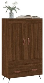 vidaXL Ντουλάπα Καφέ Δρυς 69,5 x 31 x 115 εκ. από Επεξεργασμένο Ξύλο