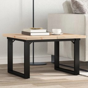 vidaXL Τραπεζάκι Σαλονιού Πλαίσιο Ο Μασίφ Πεύκο/Ατσάλι