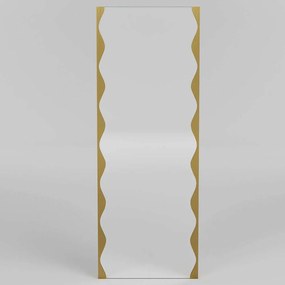 Καθρέπτης Τοίχου Melodia 552NOS2335 50x140cm Gold Aberto Design Μέταλλο