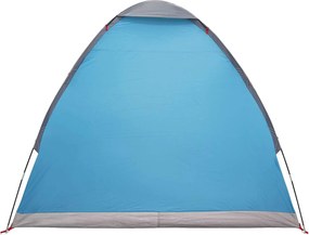 vidaXL Σκηνή Camping με στέγη Μπλε 2 Άτομα Πολυεστέρας και Χάλυβας