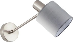 Απλίκα Τοίχου Homelighting 77-8329 Nickel/Grey