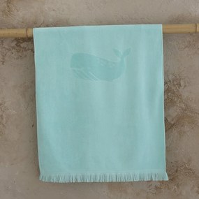 Πετσέτα Θαλάσσης Παιδική Save the Planet Jacquard Aqua Nima Θαλάσσης 70x140cm 100% Βαμβάκι