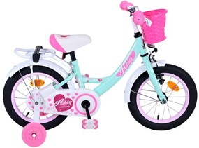 Ashley 14 Inch 22,5 cm Girls Coaster Brake Mint GreenWhiteVolare