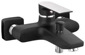 KARAG  ALGEO SQUARE Μπαταρία λουτρού ALGEO SQUARE Black BAQ1BLC FERRO KARAG-5902194979085