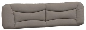 vidaXL Μαξιλάρι για Κεφαλάρι Taupe 200 εκ. Υφασμάτινο