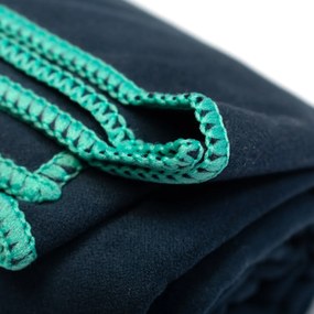 Πετσέτα Microfiber (80x160) Dimcol Quick Dry Navy Blue-Turquoise