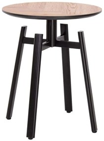 Τραπεζάκι Βοηθητικό Norton HM18036.03 Φ45x55,5cm Sonoma-Black