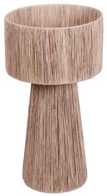 Επιτραπέζιο φωτιστικό Chenz Inart sisal Φ35x65εκ 337-000018 337-000018 Καφέ